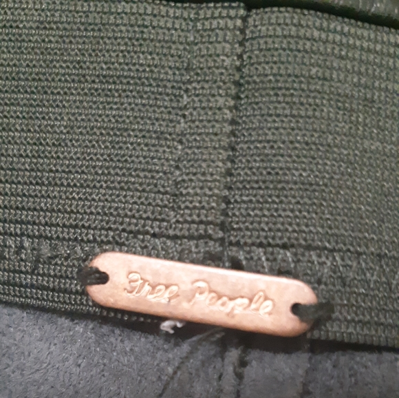 Free people faux leather leggings with suede interior. - Picture 2 of 6